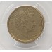 AUSTRALIA 2000 . ONE 1 DOLLAR COIN . ERROR . MULE . STRUCK ON TEN 10 CENTS